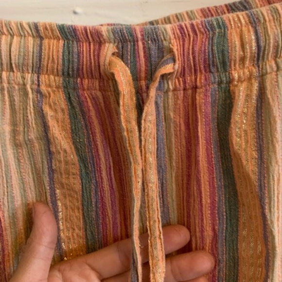 90's vintage pastel stripe two piece set - Picture 5 of 7